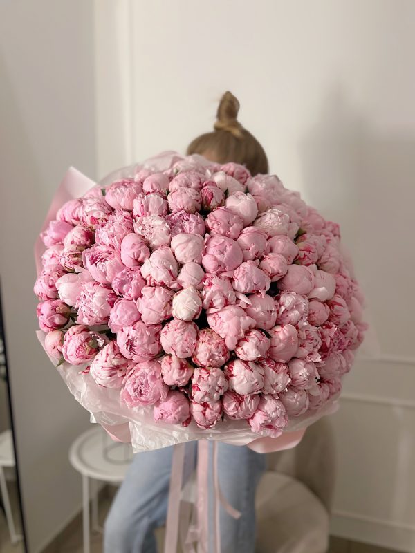 Букет 507 из 101 пиона