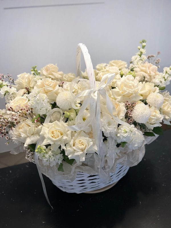 Корзина 97 белоснежная