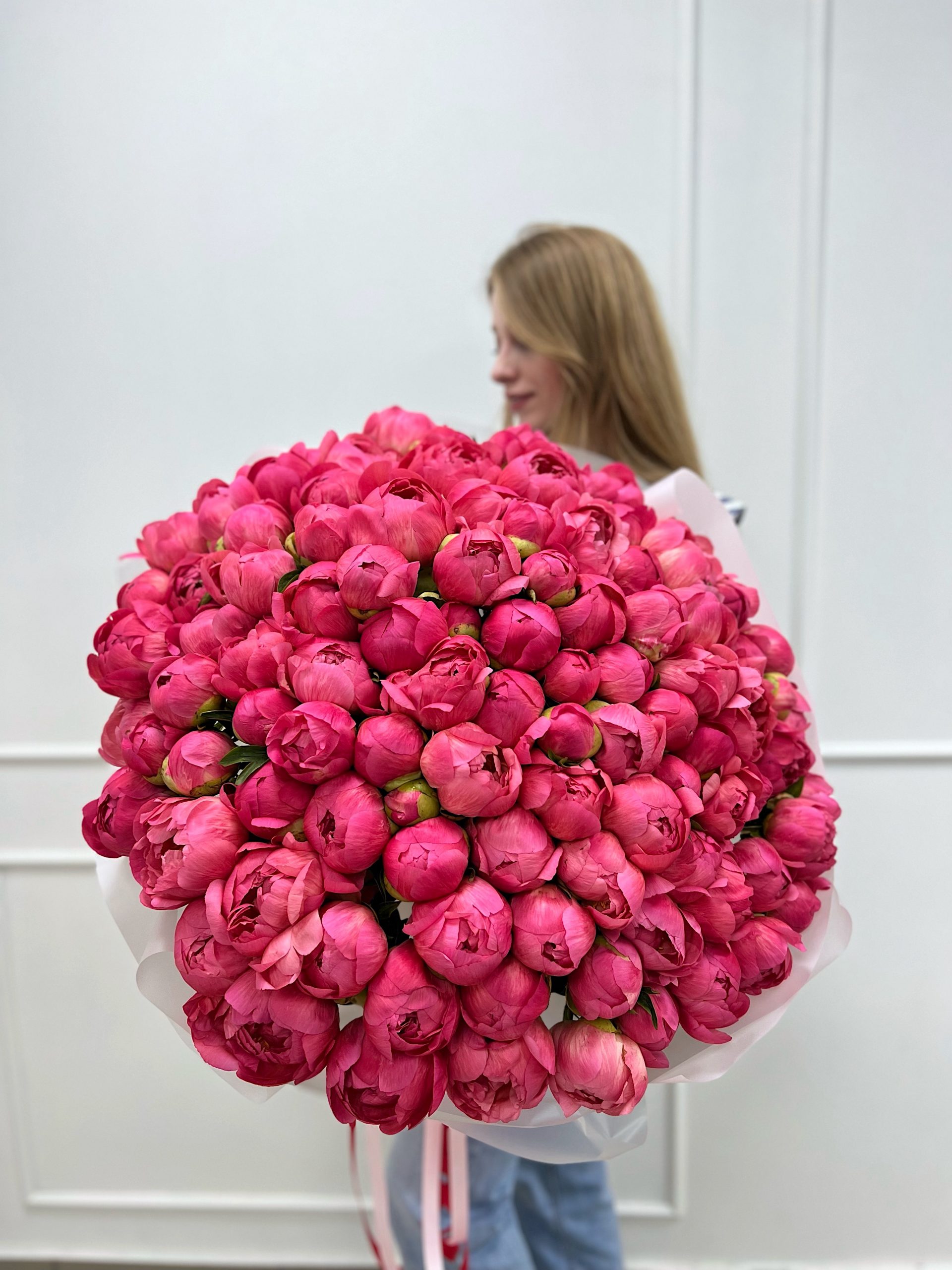 Букет 507 из 101 пиона